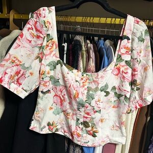FAVORITE DAUGHTER Floral Blouse 🌸